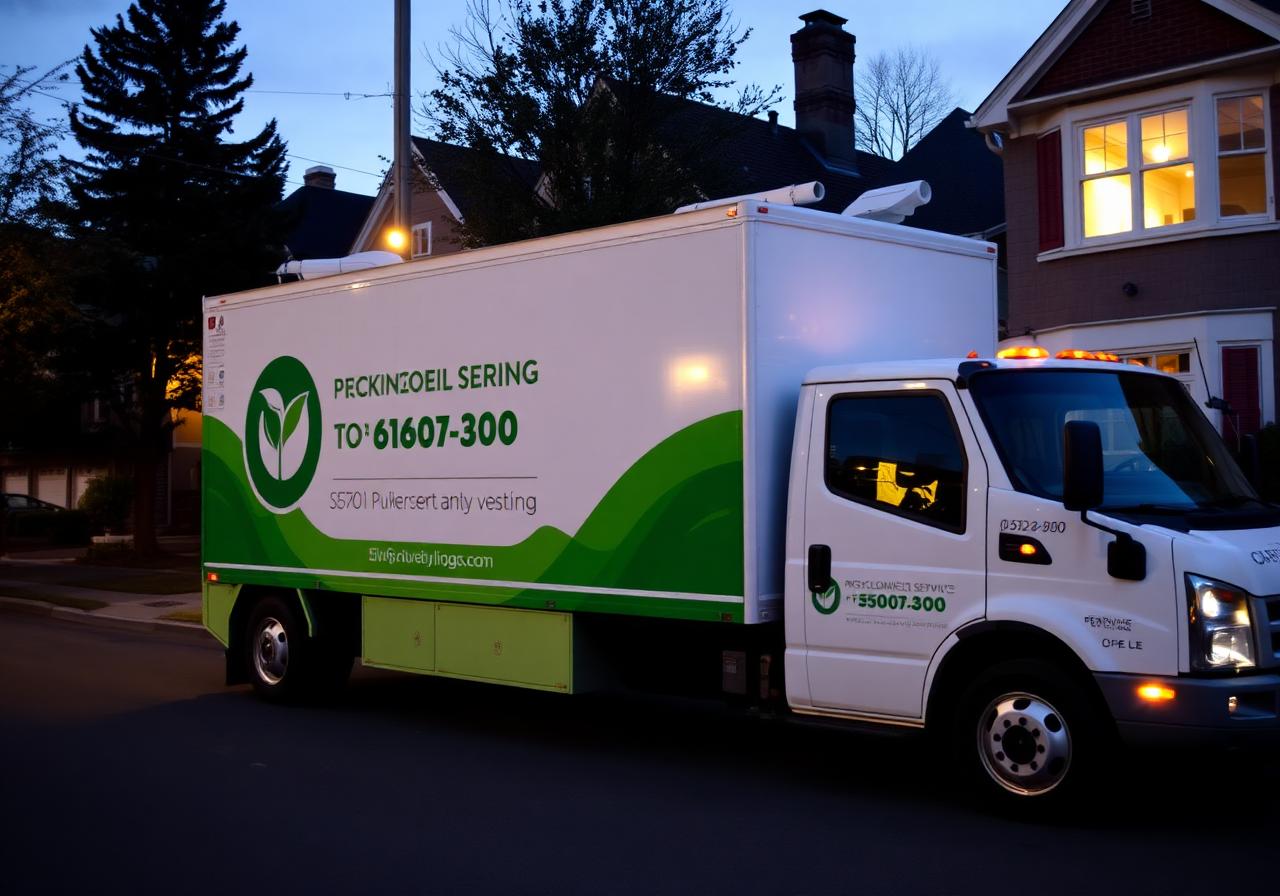 BinFlip service truck